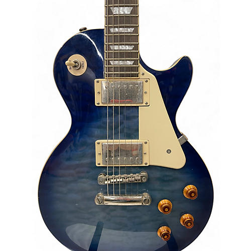 Epiphone Used Epiphone Les Paul Standard Pro Blue Solid Body Electric Guitar Blue