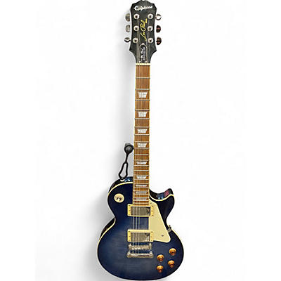 Used Epiphone Les Paul Standard Pro Blue Solid Body Electric Guitar