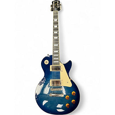 Used Epiphone Les Paul Standard Pro Blue Solid Body Electric Guitar