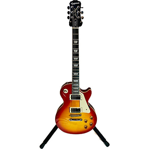 Epiphone Used Epiphone Les Paul Standard Pro Cherry Sunburst Solid Body Electric Guitar Cherry Sunburst