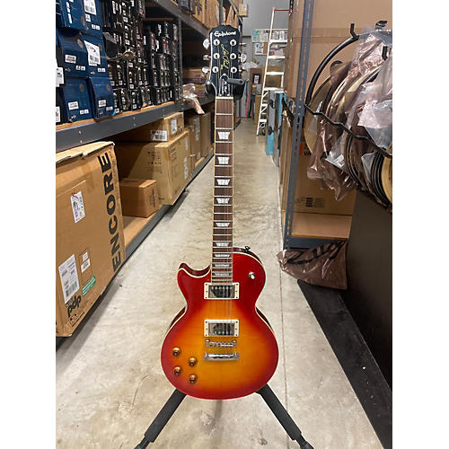 Epiphone Used Epiphone Les Paul Standard Pro Cherry Sunburst Solid Body Electric Guitar Cherry Sunburst