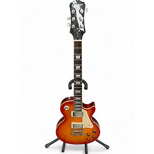 Epiphone Used Epiphone Les Paul Standard Pro Cherry Sunburst Solid Body Electric Guitar Cherry Sunburst