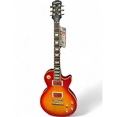Used Epiphone Les Paul Standard Pro Cherry Sunburst Solid Body Electric Guitar