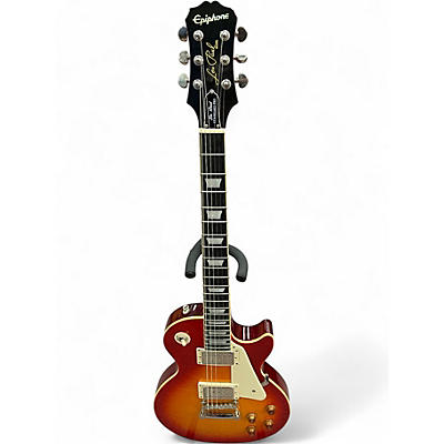 Used Epiphone Les Paul Standard Pro Cherry Sunburst Solid Body Electric Guitar