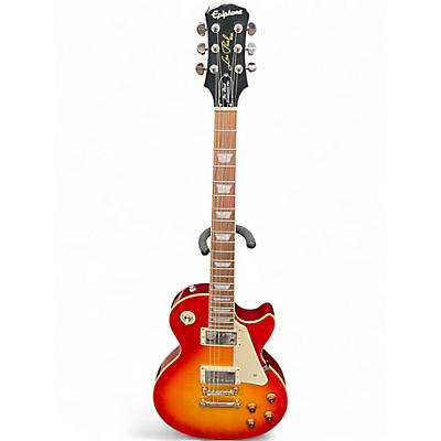 Used Epiphone Les Paul Standard Pro Cherry Sunburst Solid Body Electric Guitar