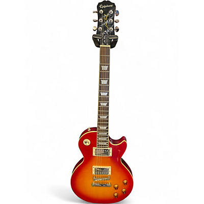 Used Epiphone Les Paul Standard Pro Cherry Sunburst Solid Body Electric Guitar