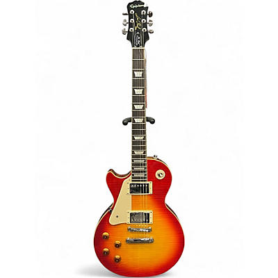 Used Epiphone Les Paul Standard Pro Cherry Sunburst Solid Body Electric Guitar