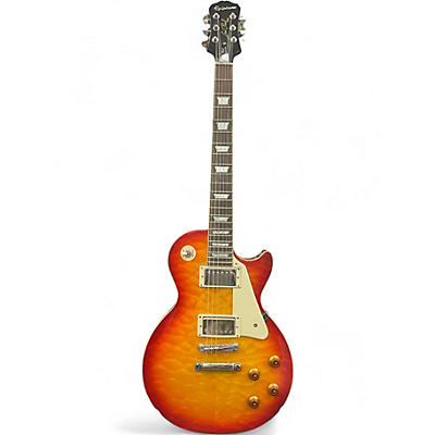 Used Epiphone Les Paul Standard Pro Cherry Sunburst Solid Body Electric Guitar