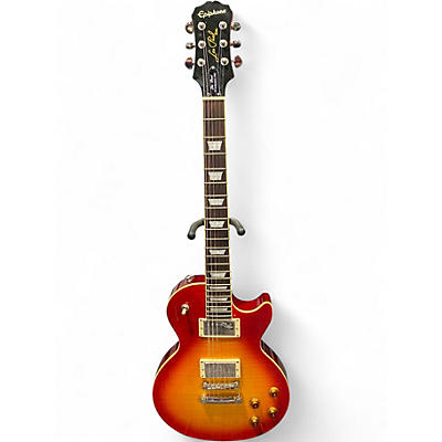 Used Epiphone Les Paul Standard Pro Cherry Sunburst Solid Body Electric Guitar
