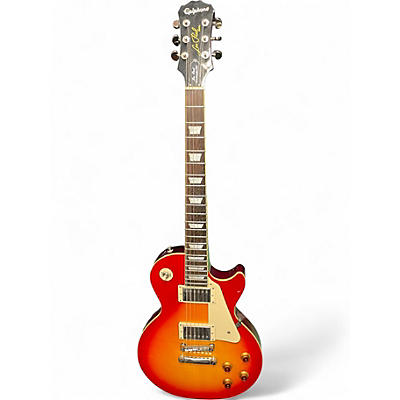 Used Epiphone Les Paul Standard Pro Cherry Sunburst Solid Body Electric Guitar