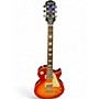 Used Epiphone Les Paul Standard Pro Cherry Sunburst Solid Body Electric Guitar Cherry Sunburst