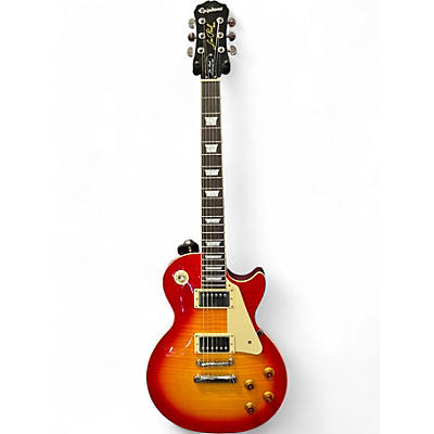Used Epiphone Les Paul Standard Pro Cherry Sunburst Solid Body Electric Guitar
