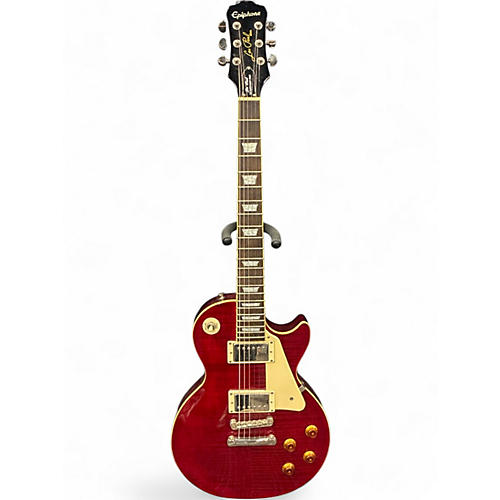 Used Epiphone Les Paul Standard Pro Crimson Red Burst Solid Body Electric Guitar Crimson Red Burst