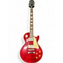 Used Epiphone Les Paul Standard Pro Crimson Red Trans Solid Body Electric Guitar Crimson Red Trans