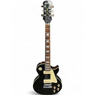 Used Epiphone Les Paul Standard Pro Ebony Solid Body Electric Guitar