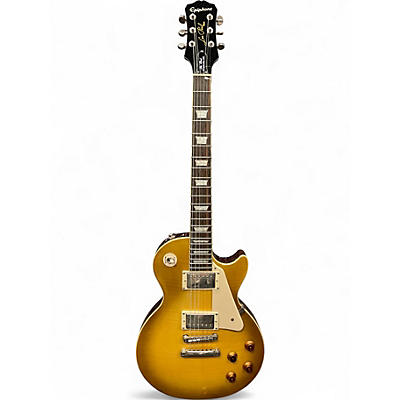 Used Epiphone Les Paul Standard Pro Gold Solid Body Electric Guitar