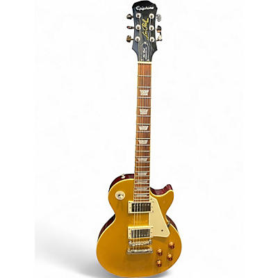 Used Epiphone Les Paul Standard Pro Gold Top Solid Body Electric Guitar
