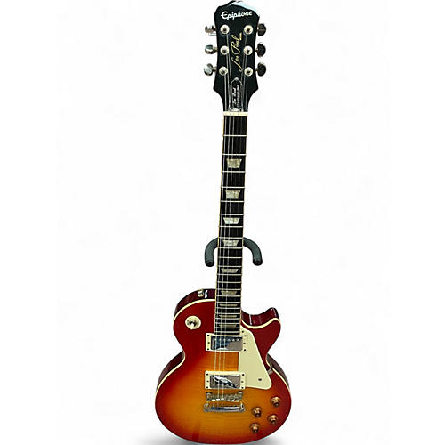 Used Epiphone Les Paul Standard Pro Heritage Cherry Sunburst Solid Body Electric Guitar Heritage Cherry Sunburst