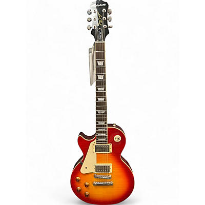 Epiphone Used Epiphone Les Paul Standard Pro Left Handed Cherry Sunburst Electric Guitar