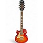 Used Epiphone Les Paul Standard Pro Left Handed Cherry Sunburst Electric Guitar Cherry Sunburst