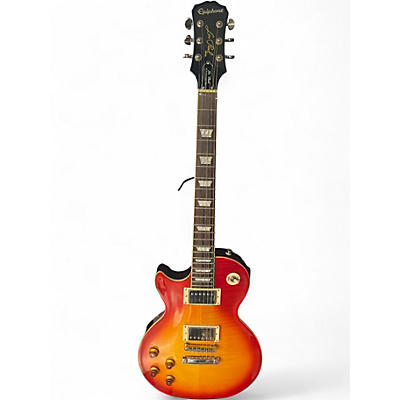 Used Epiphone Les Paul Standard Pro Left Handed Sunburst Electric Guitar