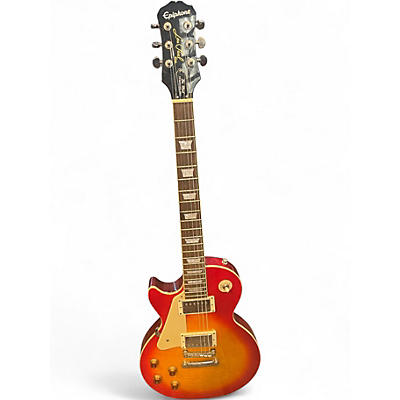 Used Epiphone Les Paul Standard Pro Left Handed cherry burst Electric Guitar