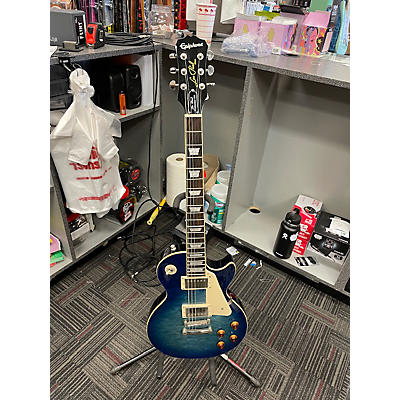 Epiphone Used Epiphone Les Paul Standard Pro Ocean Blue Burst Solid Body Electric Guitar