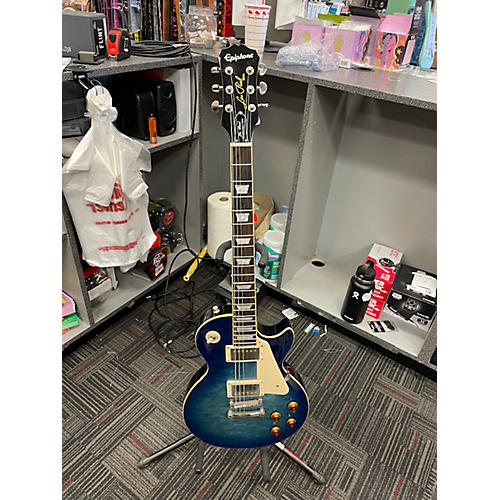 Epiphone Used Epiphone Les Paul Standard Pro Ocean Blue Burst Solid Body Electric Guitar Ocean Blue Burst