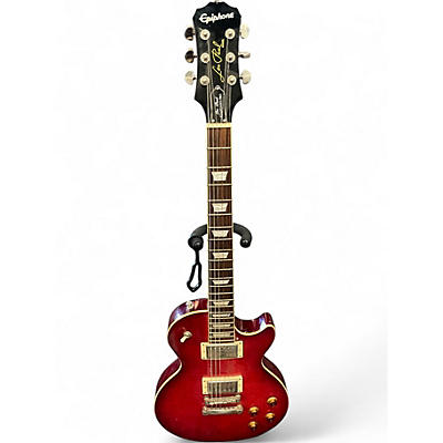 Used Epiphone Les Paul Standard Pro RED Solid Body Electric Guitar