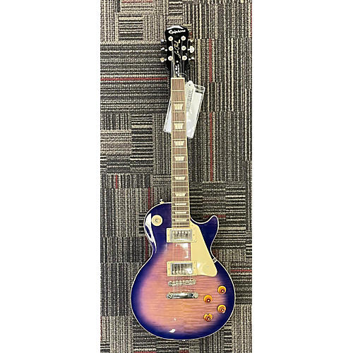 Epiphone Used Epiphone Les Paul Standard Pro Trans Blue Solid Body Electric Guitar Trans Blue