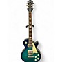 Used Epiphone Les Paul Standard Pro Trans Blue Solid Body Electric Guitar Trans Blue