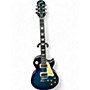 Used Epiphone Les Paul Standard Pro Trans Blue Solid Body Electric Guitar Trans Blue