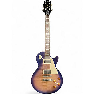 Used Epiphone Les Paul Standard Pro Trans Purple Solid Body Electric Guitar