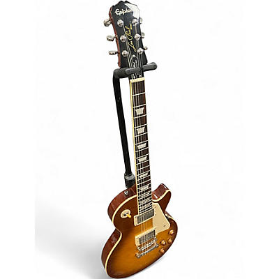 Used Epiphone Les Paul Standard Pro Vintage Sunburst Solid Body Electric Guitar