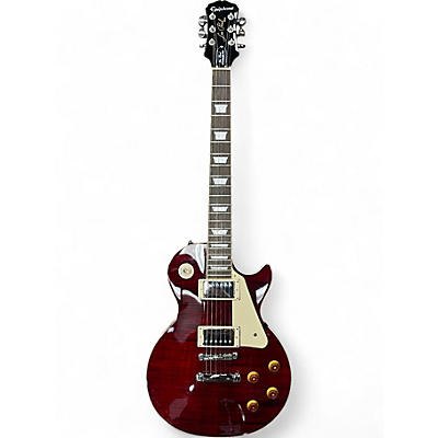 Used Epiphone Les Paul Standard Pro Wine Red Solid Body Electric Guitar