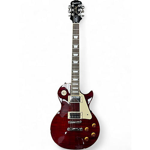 Used Epiphone Les Paul Standard Pro Wine Red Solid Body Electric Guitar Wine Red