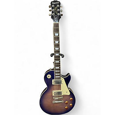 Used Epiphone Les Paul Standard Pro purple burst Solid Body Electric Guitar