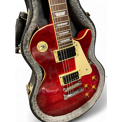 Used Epiphone Les Paul Standard Red Solid Body Electric Guitar Red