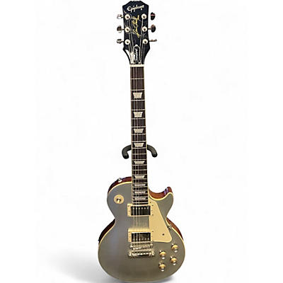Used Epiphone Les Paul Standard Silver Mist Solid Body Electric Guitar