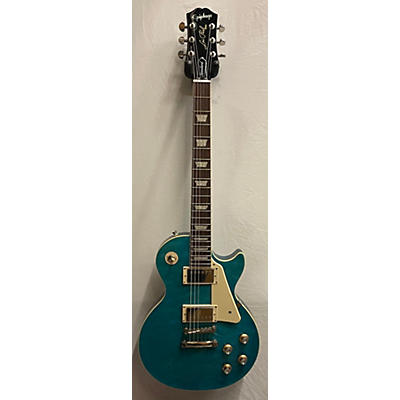 Epiphone Used Epiphone Les Paul Standard Trans Blue Solid Body Electric Guitar