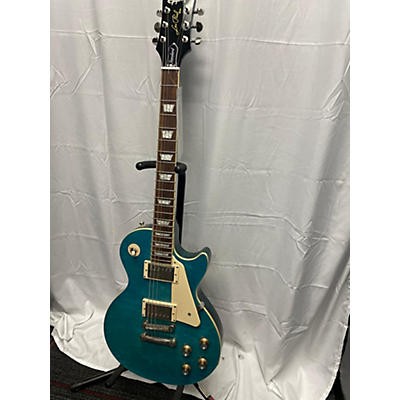 Epiphone Used Epiphone Les Paul Standard Trans Blue Solid Body Electric Guitar