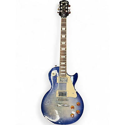 Used Epiphone Les Paul Standard Trans Blue Solid Body Electric Guitar
