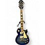 Used Epiphone Les Paul Standard Trans Blue Solid Body Electric Guitar Trans Blue