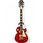 Used Epiphone Les Paul Standard Trans Red Solid Body Electric Guitar Trans Red