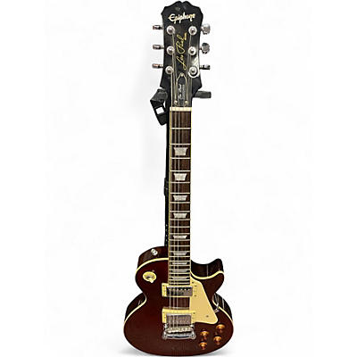 Used Epiphone Les Paul Standard Wine Red Solid Body Electric Guitar