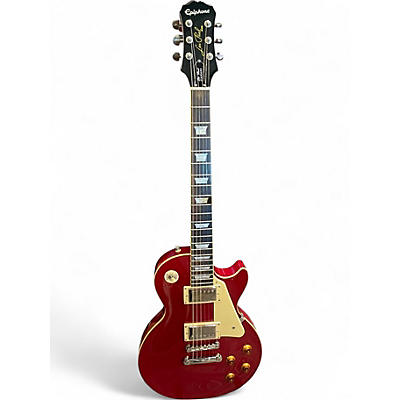 Used Epiphone Les Paul Standard Wine Red Solid Body Electric Guitar