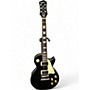 Used Epiphone Les Paul Standard w Mods Black Solid Body Electric Guitar Black