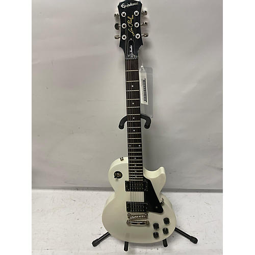 Epiphone Used Epiphone Les Paul Studio Alpine White Solid Body Electric Guitar Alpine White