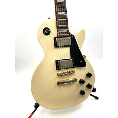 Epiphone Used Epiphone Les Paul Studio Antique White Solid Body Electric Guitar