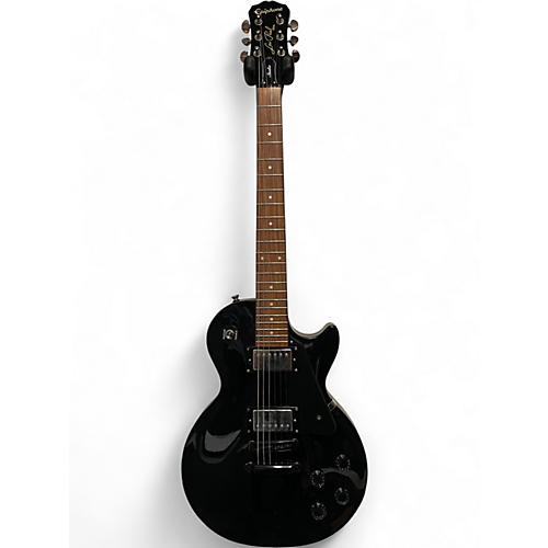Used Epiphone Les Paul Studio Black Solid Body Electric Guitar Black